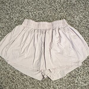 Women's Light Pink Athletic Shorts